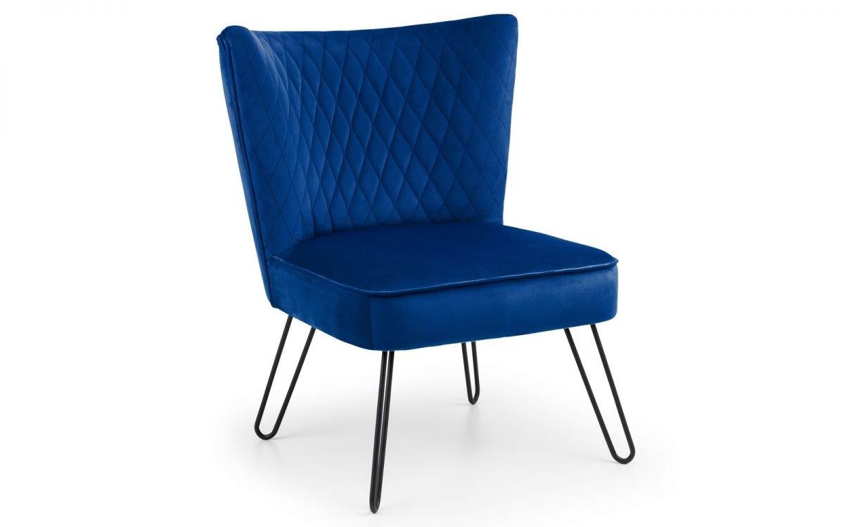 Velvet Hairpin Chair
